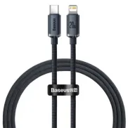 Cable Tipo-C a Lightning Baseus 20W - Carga Rápida Negro