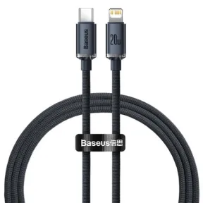 Cable Tipo-C a Lightning Baseus 20W - Carga Rápida Negro