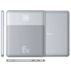 Cargador Portátil Baseus Blade2 65W USB-C 12000mAh LED Plata