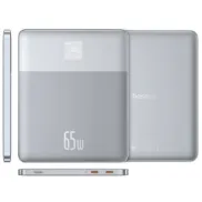 Cargador Portátil Baseus Blade2 65W USB-C 12000mAh LED Plata