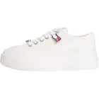 Zapatillas de plataforma Tommy Jeans para mujer en blanco