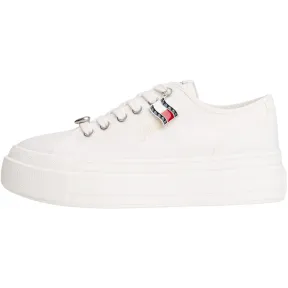 Zapatillas de plataforma Tommy Jeans para mujer en blanco