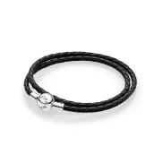 Pulsera de Plata y Piel PANDORA