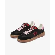 Zapatillas D.Franklin Rosa y Negro para Mujer Rebel Love