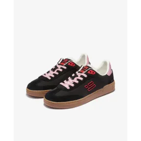Zapatillas D.Franklin Rosa y Negro para Mujer Rebel Love