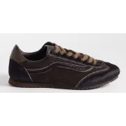 Zapatillas Vans Super Lowpro marrones efecto piel de potro
