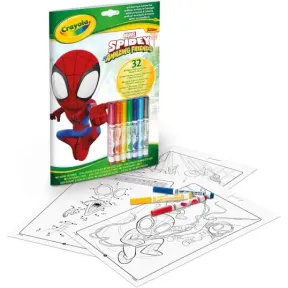Álbum de Actividades Spidey + Rotuladores de Crayola