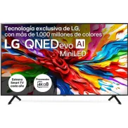 LG 55QNED92A6A: TV UHD 4K con MiniLED y Procesador α8 AI