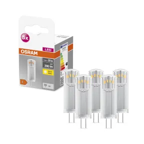 Lámpara LED OSRAM G4 Star PIN, 200 Lumen, 2700K, como nueva