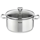 Cacerola Tefal Duetto 20 cm, acero inoxidable, apto inducción