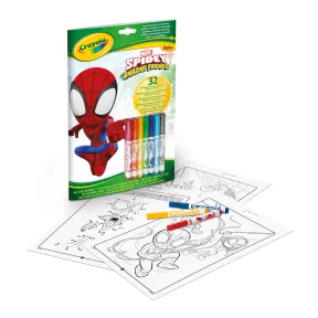 Spidey - Álbum de Colorear y Actividades con Crayola