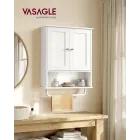 Mueble Colgante de Baño VASAGLE con Estante y Barra para Toallas