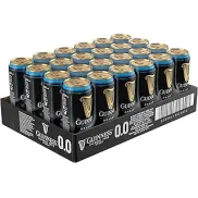 Pack de 24 Latas de Guinness Draught 0.0 Cerveza Negra
