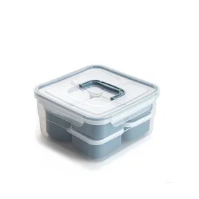 Set de Recipientes de Plástico: 3,2L, 0,5L, 0,47L y 4x0,20L