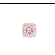 Plato Apilable Rosa Brillante 9,6x9,6CM (Apto Lavavajillas)