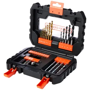 Juego de 31 Piezas Black+Decker para Atornillar y Taladrar