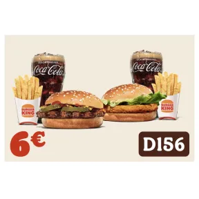 Menú pequeño de Burger o Chicken para recoger en Autoking