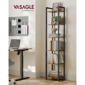Estantería de Oficina VASAGLE de 6 Niveles 30x40x187,5 cm