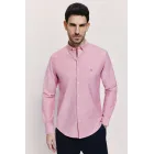 Camisa roja Springfield de manga larga en S, M, L, XL y XXL