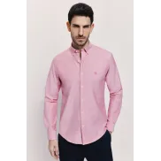 Camisa roja Springfield de manga larga en S, M, L, XL y XXL