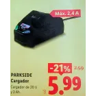 Cargador Parkside X20 para baterías - Factori Discont Madrid