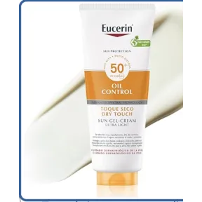Eucerin Sun - Gel FPS 50+ (200 ml) protección solar UVA/UVB