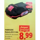 Batería 2Ah 20V Parkside - Factori Discont Madrid