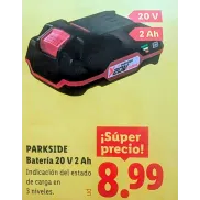 Batería 2Ah 20V Parkside - Factori Discont Madrid
