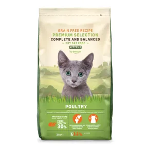 Comida SIN CEREALES para Gatos con Pollo Fresco, 3 kg