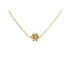 Collar Tiny Daisy de Acero con Baño de Oro de 18Kt