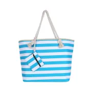 Bolsa de playa grande DonDon diseño marítimo shopper 58x38 cm
