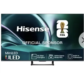 Hisense 50" MiniLED 4K UHD Smart TV 144 Hz con Dolby HDR
