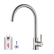 Grifo de Cocina Mezclador G4008-98, Acero Inoxidable