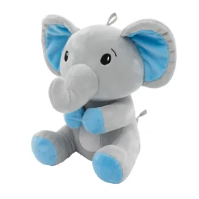 Elefante de Peluche Azul con Orejas de 21 cm