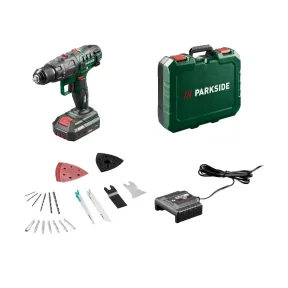 Combinada recargable 20 V Parkside, herramienta versátil