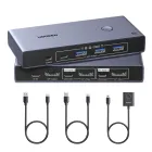 KVM DisplayPort UGREEN 8K 60Hz, 2 Entradas y 1 Salida