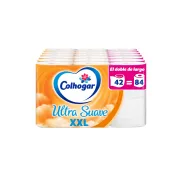 42 Rollos XXL de Papel Higiénico Colhogar Ultra Suave