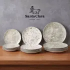 Vajilla de Cerámica Stoneware para 4 Personas - 12 Piezas