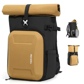 Mochila Fotográfica TARION Rolltop con Acceso Rápido y Funda