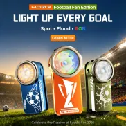 Linterna LED Edición Fanático de Fútbol Wurkkos HD03