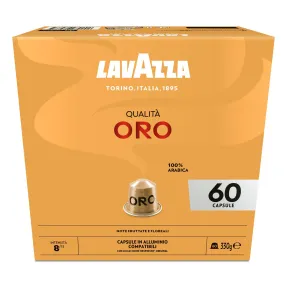 Cápsulas Lavazza Qualità Oro 100% Arábica para Nespresso
