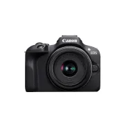 Cámara CANON EOS R100 con dos objetivos RF-S 18-45 mm y 55-210 mm