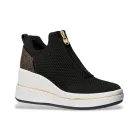 Zapatillas Michael Kors Emmy Zip-Up en marrón y negro, nº 36-41