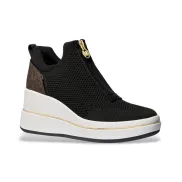 Zapatillas Michael Kors Emmy Zip-Up en marrón y negro, nº 36-41
