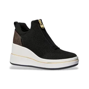 Zapatillas Michael Kors Emmy Zip-Up en marrón y negro, nº 36-41