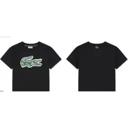 Camiseta Lacoste Puff Negra para Niño.