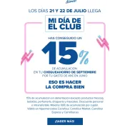 Prórroga: Día adicional Club Carrefour 22 de julio