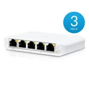 3-Pack Ubiquiti UniFi Flex Mini Switch 5xGigabit PoE