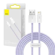 Cable USB a Lightning Púrpura 2m Baseus Dynamic 2.4A