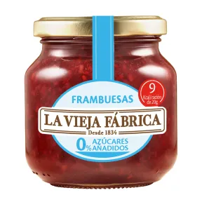 Mermelada de Frambuesa 0% azúcares añadidos - 245g 2X